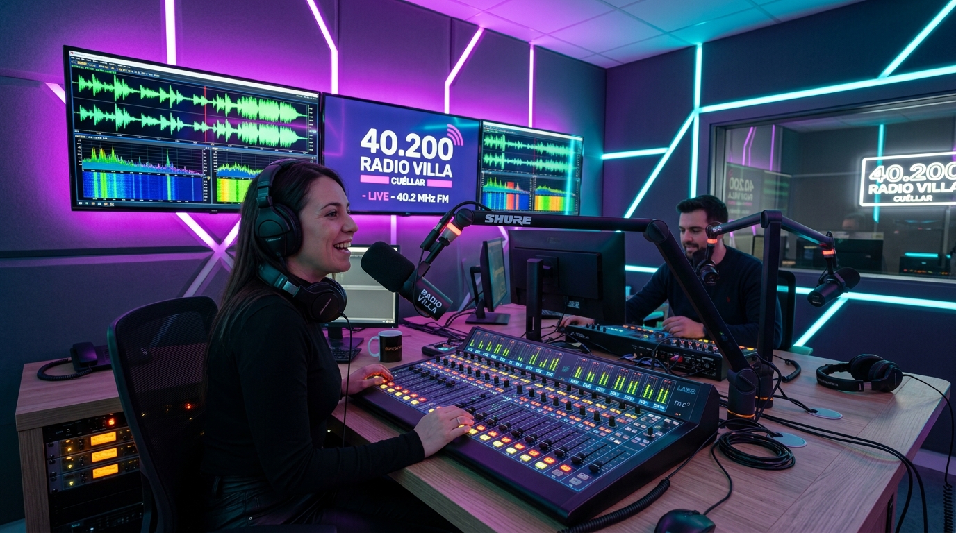 Estudio de Emisión 40.200 Radio Villa